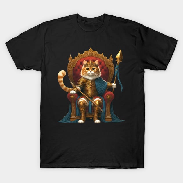 The king of cat T-Shirt by Wowcool